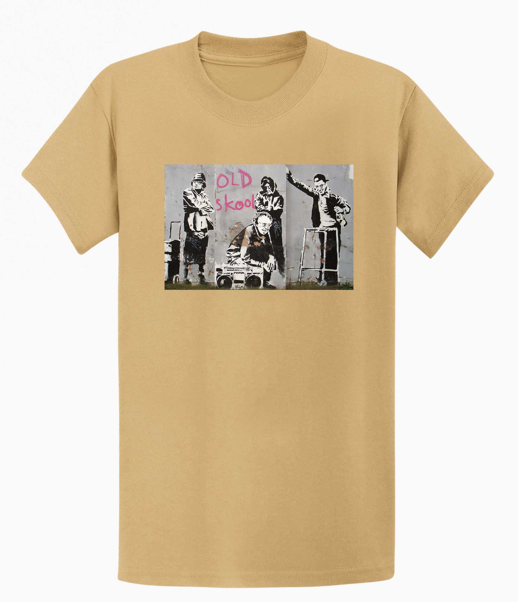 Image of Banksy Unisex T-Shirt - Old Skool Banksy-Apparel